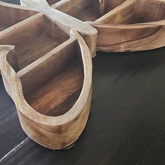 BUTTERFLY Wood Shelf or Tray Bohemian Style Beautiful Finished Accent Piece - Picture 4 of 8